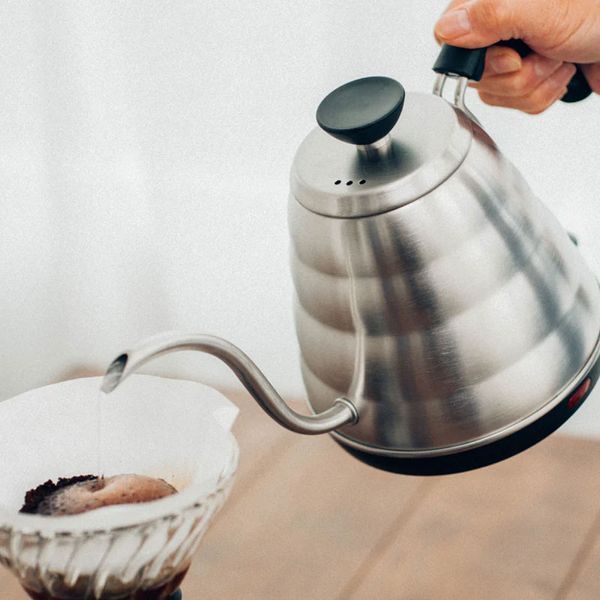 Ceainic electric pentru cafea Hario V60 Buono, pour-over, 800 ml EVKB-80E-HSV foto
