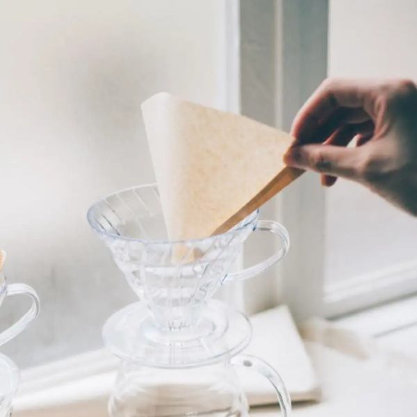 HARIO V60 - Бумажные фильтры для кофе, натуральные, размер 02, 50 шт. VCF-02-50M-F фото