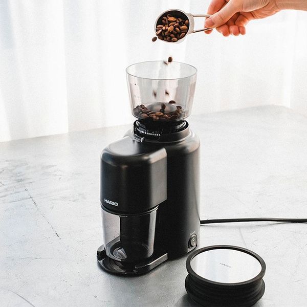 R&acirc;șniță de cafea electrică Hario Compact N EVCN-8B-EU foto